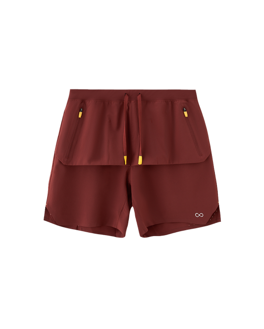 Hiflex-Lite® Versa Layer Shorts transparent flatlay