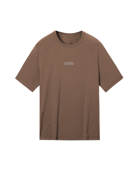 Tectron™ Pursuit Compression Tee transparent flatlay
