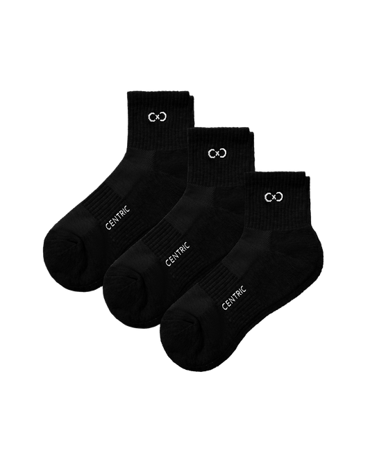 Performance Quarter Length Socks - 3 Pack transparent flatlay